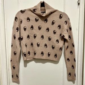 Skull Cashmere Vienna Cropped Sweater